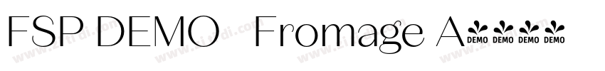 FSP DEMO   Fromage A字体转换